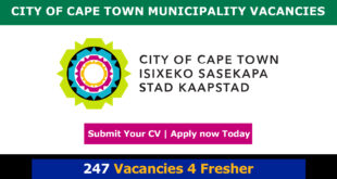 City of Cape Town Municipality Vacancies