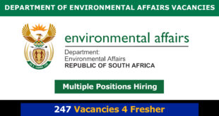 Department of Environmental Affairs Vacancies
