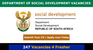 Department of Social Development Vacancies