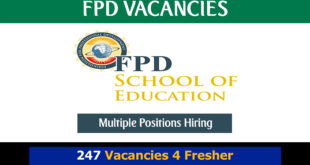 FPD Vacancies