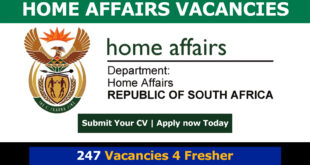 Home Affairs Vacancies