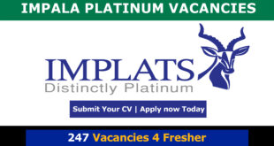 Impala Platinum Vacancies