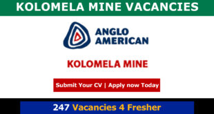 Kolomela Mine Vacancies