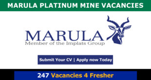 Marula Platinum Mine Vacancies