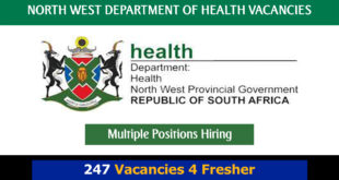 North West Department of Health Vacancies