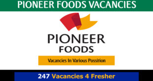 Pioneer Foods Vacancies