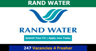 Rand Water Vacancies