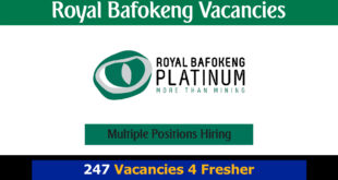 Royal Bafokeng Vacancies