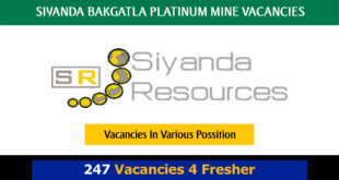 Siyanda Bakgatla Platinum Mine Vacancies