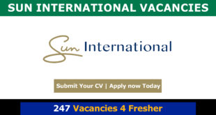 Sun International Vacancies