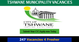 Tshwane Municipality Vacancies