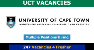 UCT Vacancies