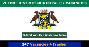 Vhembe District Municipality Vacancies