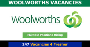 Woolworths Vacancies